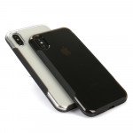 Wholesale Apple iPhone X (Ten) Clear Armor Shell Hybrid Case (Clear)